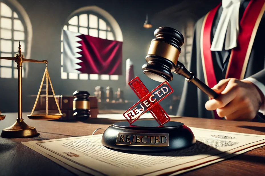 أسباب رفض الاستئناف في قطر
