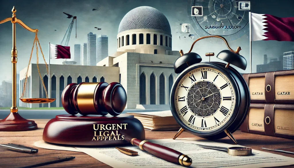 استئناف أحكام القضاء المستعجل في قطر