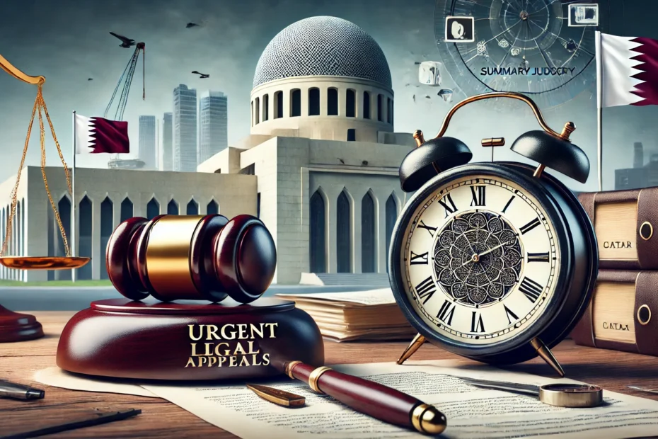 استئناف أحكام القضاء المستعجل في قطر