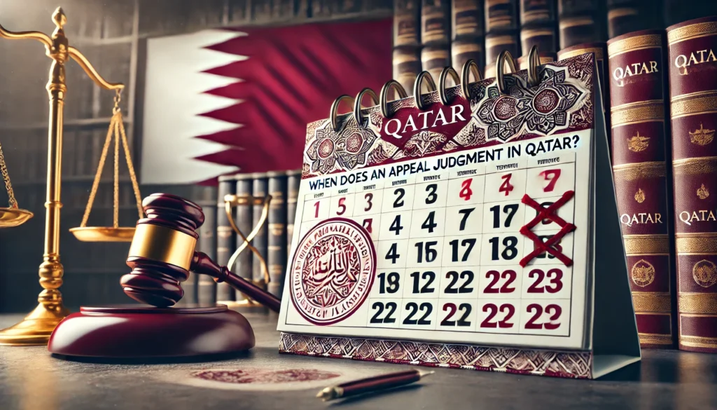 متى يسقط حكم الاستئناف في قطر؟