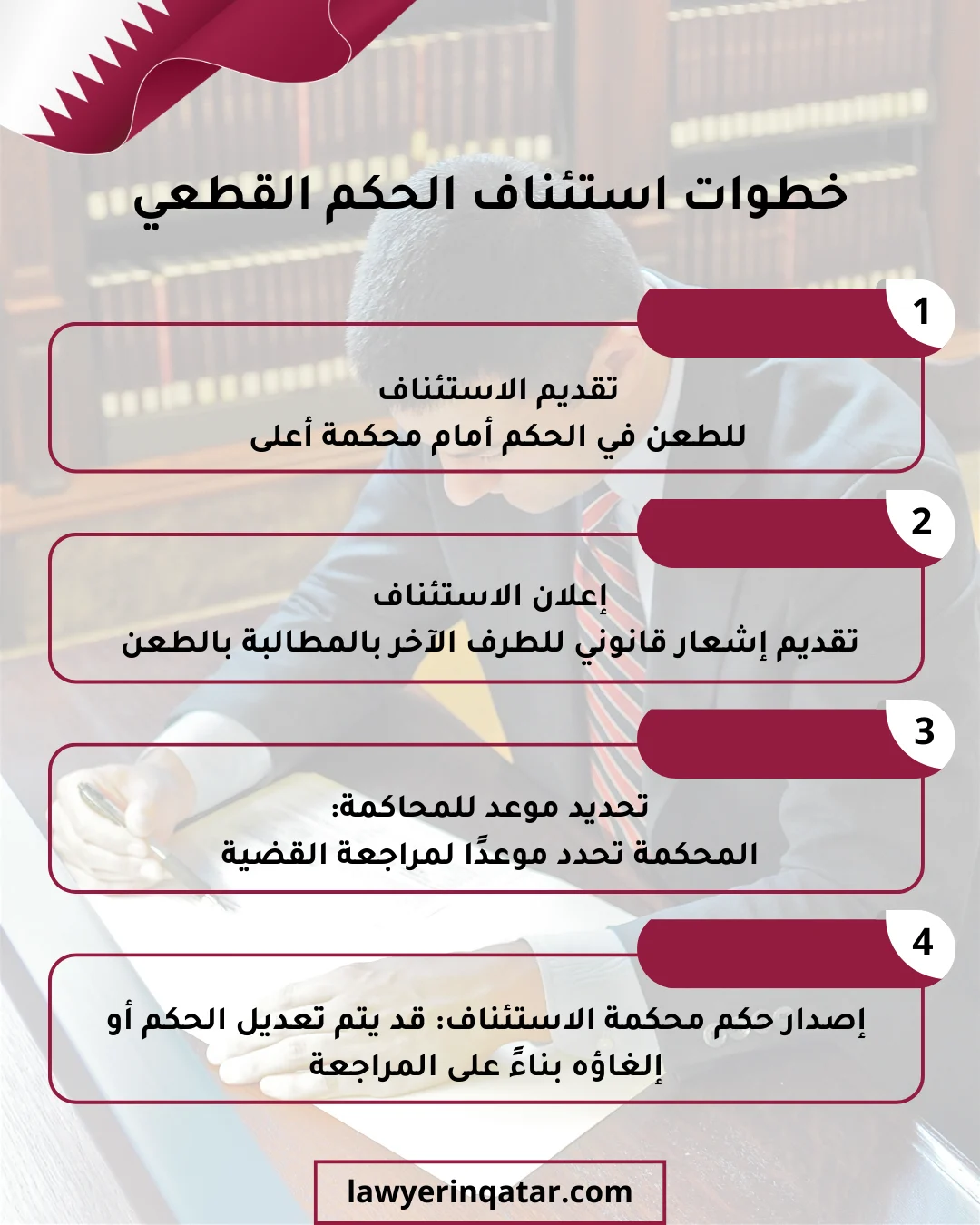 خطوات استئناف حكم قطعي في قطر