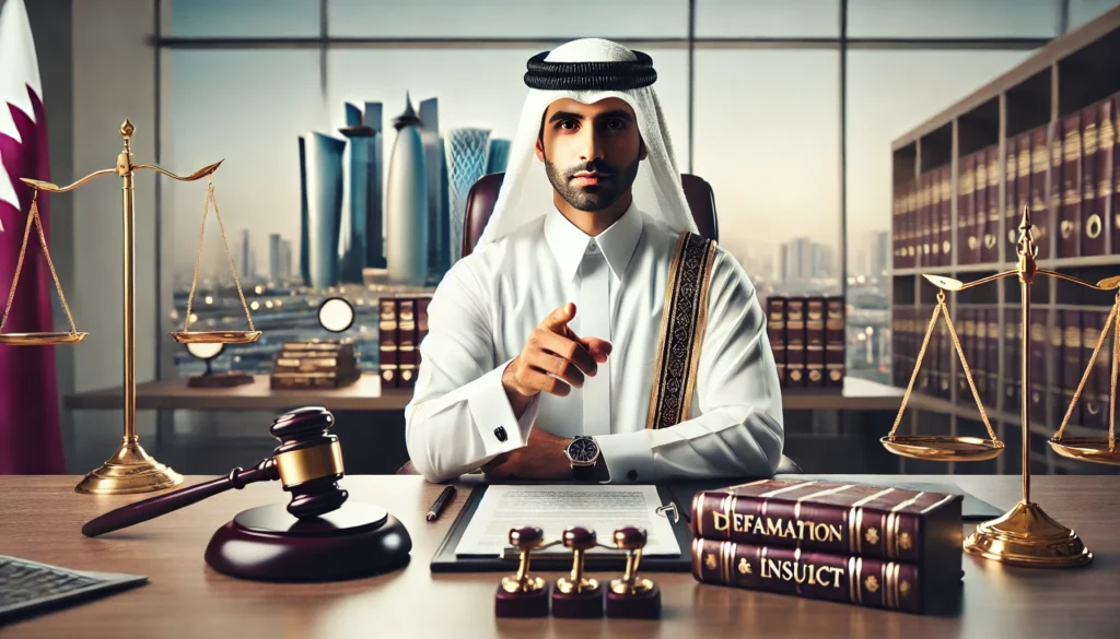محامي خاص بالسب والقذف في قطر