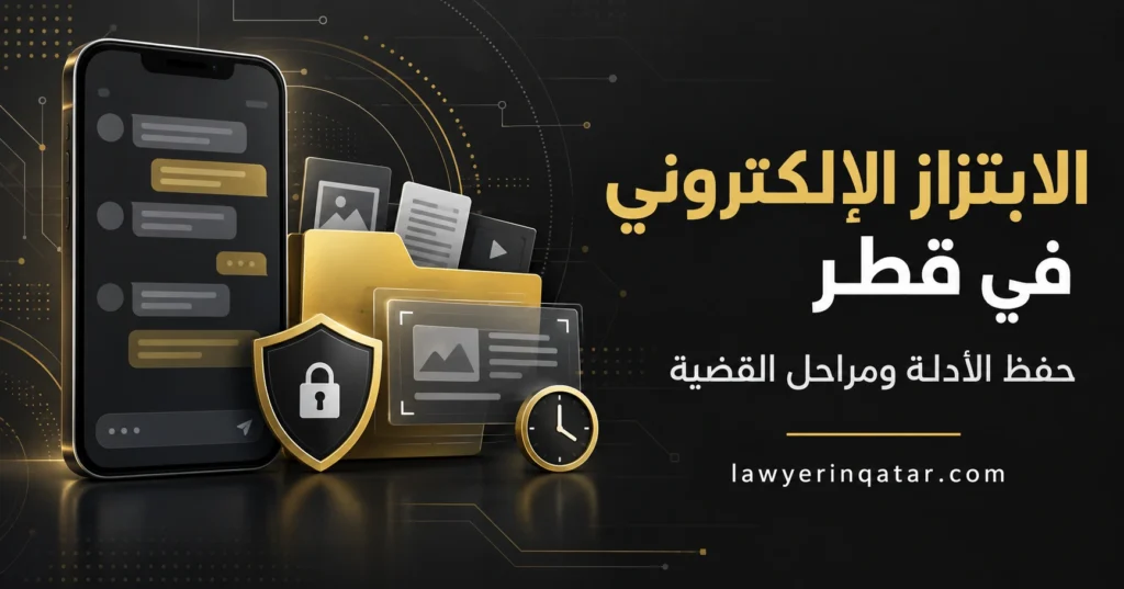 الابتزاز الإلكتروني في قطر: كيف تتصرف وتحفظ أدلة القضية