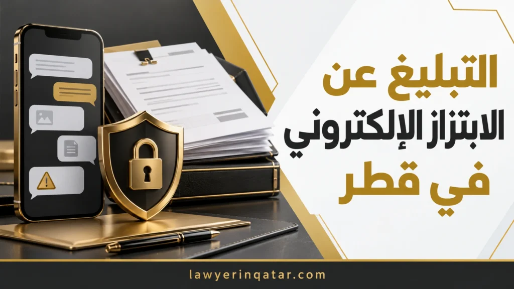 التبليغ عن الابتزاز الإلكتروني في قطر