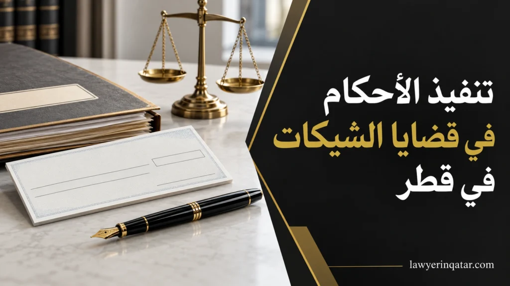 تنفيذ الأحكام في قضايا الشيكات في قطر: الإجراءات، الفروقات، والنتائج