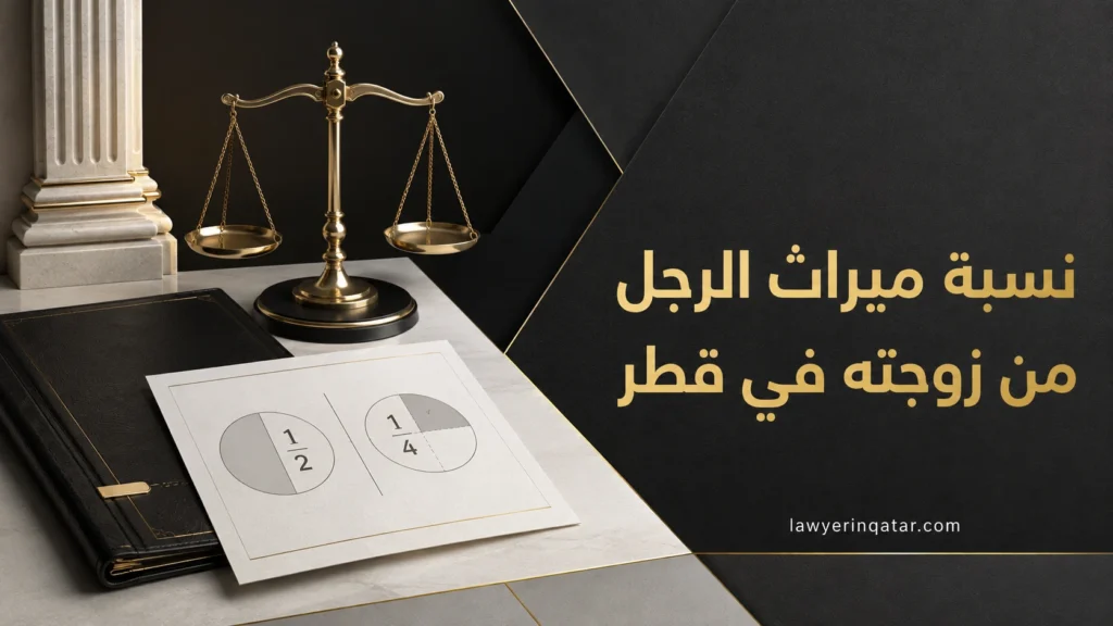 نسبة ميراث الرجل من زوجته في قطر