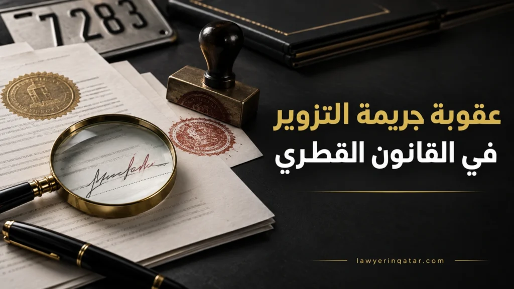 عقوبة جريمة التزوير في القانون القطري