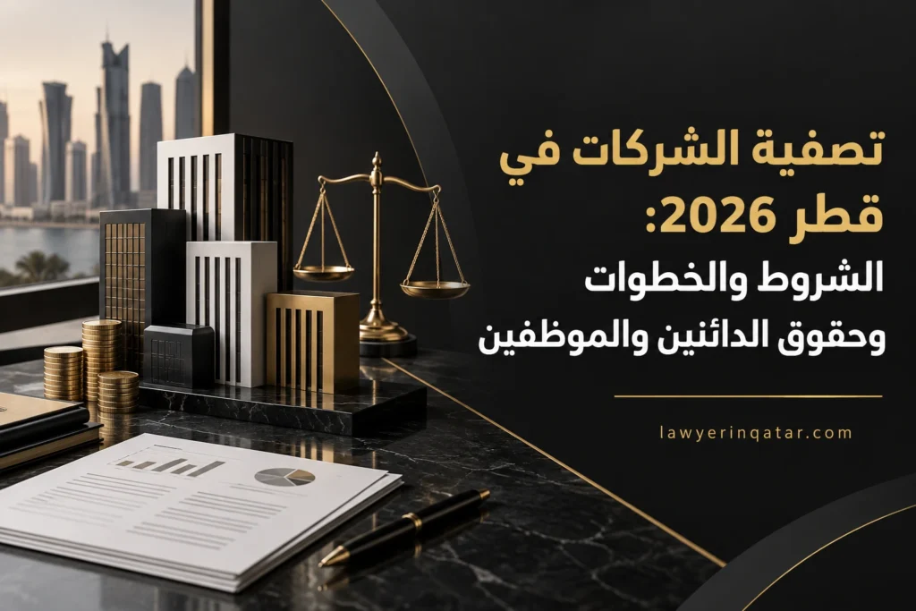 تصفية الشركات في قطر 2026: الشروط والخطوات وحقوق الدائنين والموظفين