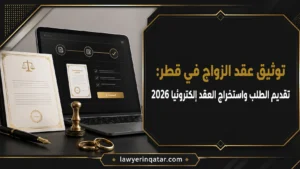 توثيق عقد الزواج في قطر: تقديم الطلب واستخراج العقد إلكترونيًا 2026