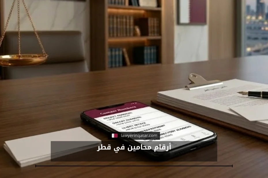 أرقام محامين في قطر: وأفضل طريقة لاختبار محامي مختص