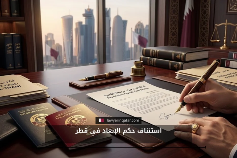 استئناف حكم الإبعاد في قطر 2026 ومتى يكون الحكم قابل للطعن