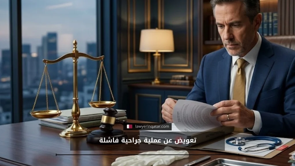 التعويض عم عملية جراحية فاشلة في قطر ومن المسؤول عنه