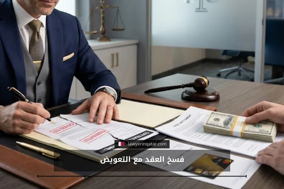 فسخ العقد مع التعويض في قطر