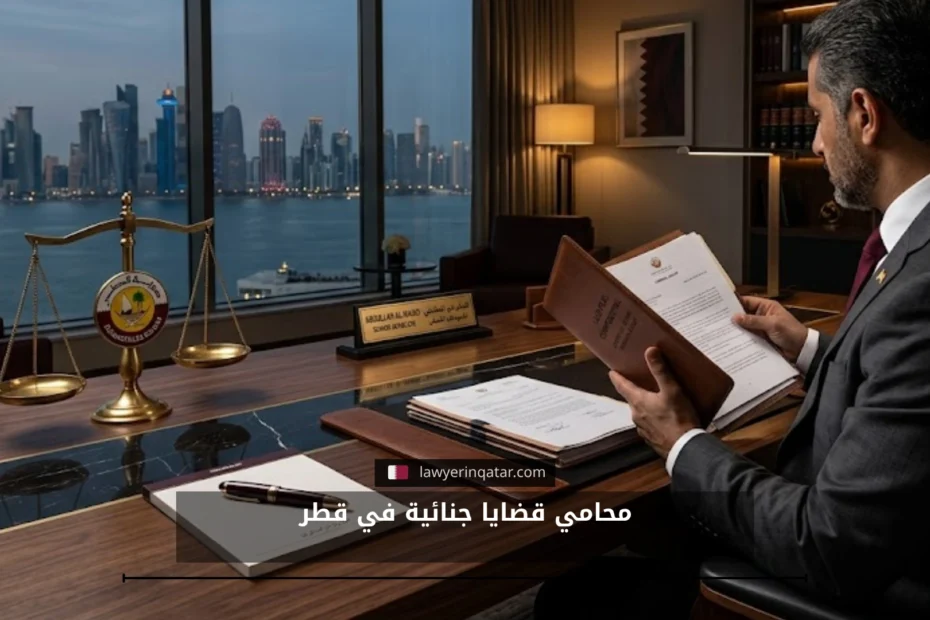 محامي قضايا جنائية في قطر لمختلف القضايا الجنائية