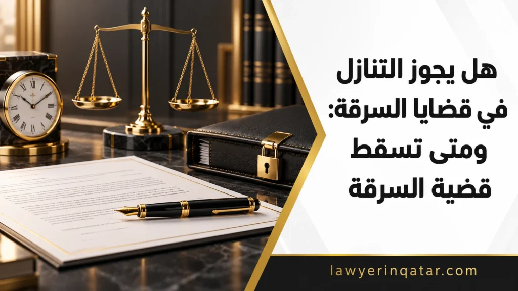 هل يجوز التنازل في قضايا السرقة: ومتى تسقط قضية السرقة