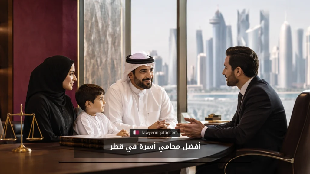 أفضل محامي أسرة في قطر لقضايا الطلاق والنفقة والحضانة