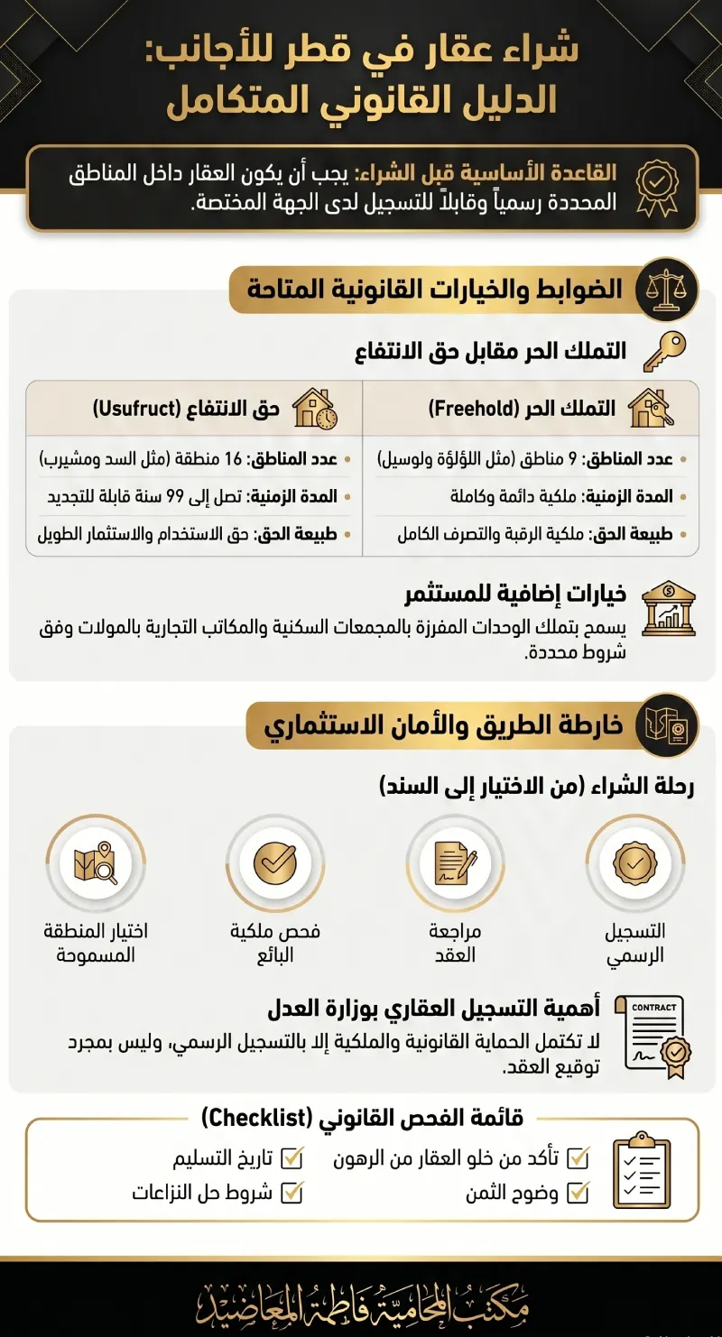 شراء عقار في قطر للاجانب: دليل محدث لعام 2026 
