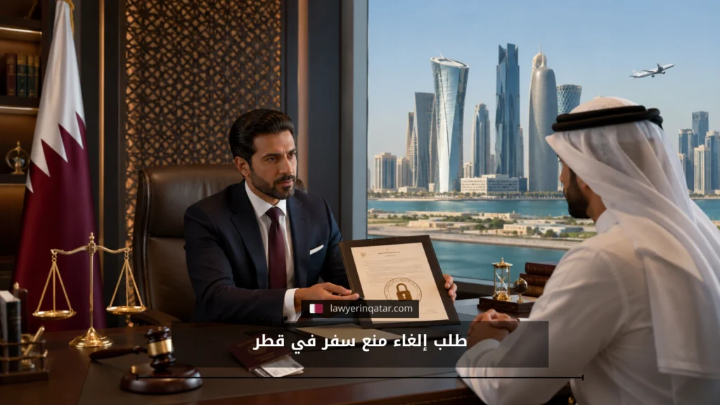 طلب إلغاء منع سفر في قطر: الإجراءات ونموذج الطلب