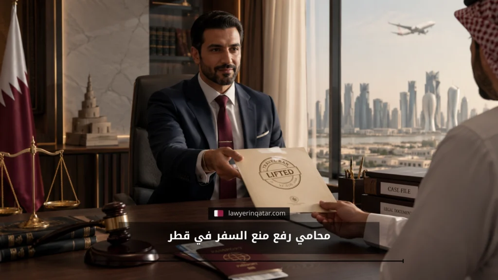 محامي رفع منع السفر في قطر