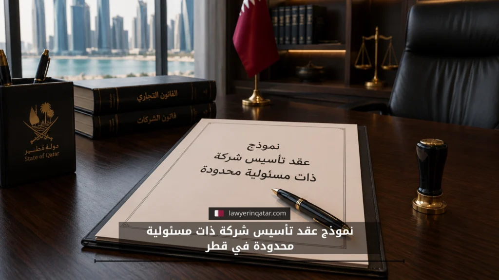نموذج عقد تأسيس شركة ذات مسئولية محدودة في قطر
